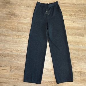 BNWT St John Santana Knit Pants - Charcoal Melange sz 0